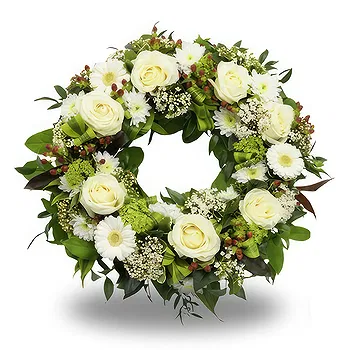 Melbu blomster- Overlegen krans Blomst Levering