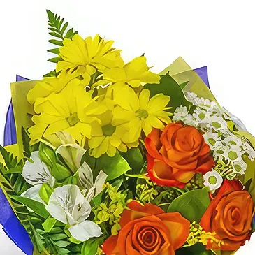 Biser blomster- Friske farger Blomsterarrangementer bukett