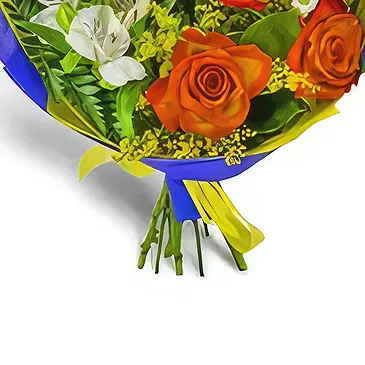 Biser blomster- Friske farger Blomsterarrangementer bukett