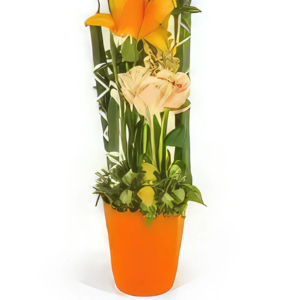 Nantes rože- Edinstvena višinska kompozicija Cvet šopek/dogovor