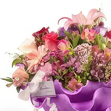 flores El Carril floristeria -  Ramo Morado123 Ramo de flores/arreglo floral