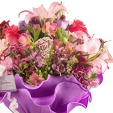 flores El Carril floristeria -  Ramo Morado123 Ramo de flores/arreglo floral