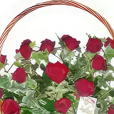 Wroclaw flowers  -  FLOWER BASKET 06 Flower Bouquet/Arrangement