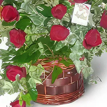 Wroclaw flowers  -  FLOWER BASKET 06 Flower Bouquet/Arrangement