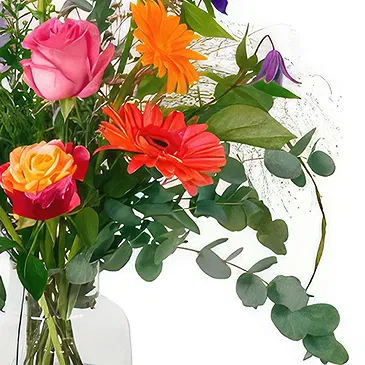 Holland Blumen Florist- Korallenzauber-Melodie Bouquet/Blumenschmuck