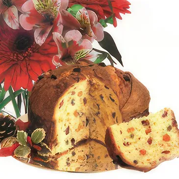 Versciaco di Sopra flowers  -  Colorful Flower Bouquet with Panettone Flower Bouquet/Arrangement