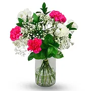 Tsikalaria online Florist - Pink & White Bouquet