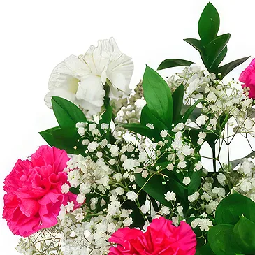 Greece flowers  -  Pink & White Flower Bouquet/Arrangement