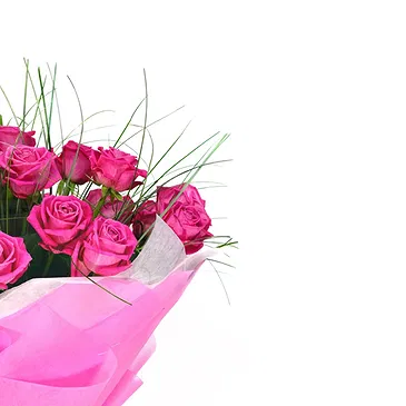 fiorista fiori di Firenze- Bouquet di rose fucsia Bouquet floreale
