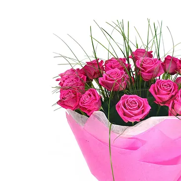 fiorista fiori di Firenze- Bouquet di rose fucsia Bouquet floreale
