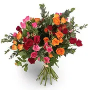 Discovery haven online Blomsterhandler - Levende nuancer Buket