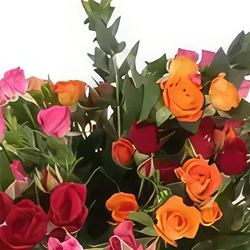 Garhoud flowers  -  Vibrant Hues Flower Bouquet/Arrangement
