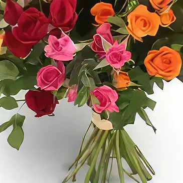 Garhoud flowers  -  Vibrant Hues Flower Bouquet/Arrangement