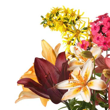 Italy flowers  -  Bouquet with Orange Lilies Flower Bouquet/Arrangement