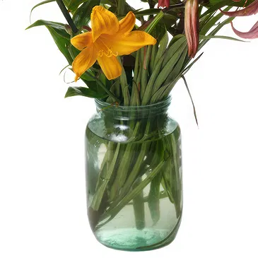 Italy flowers  -  Bouquet with Orange Lilies Flower Bouquet/Arrangement