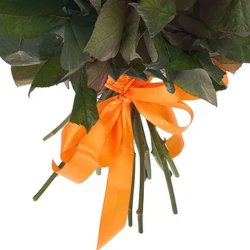 Italy flowers  -  Bunch of orange roses Flower Bouquet/Arrangement