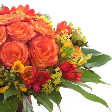 Italy flowers  -  Bouquet of orange roses Flower Bouquet/Arrangement