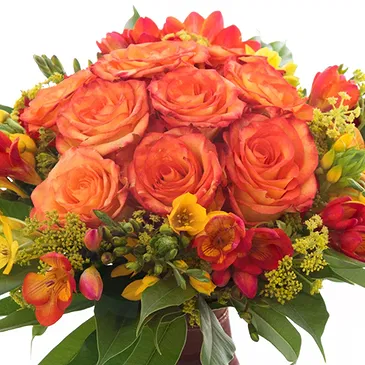 Italy flowers  -  Bouquet of orange roses Flower Bouquet/Arrangement