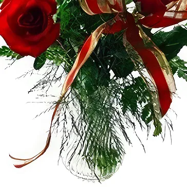 Greece flowers  -  Red Rose Arrangement Flower Bouquet/Arrangement