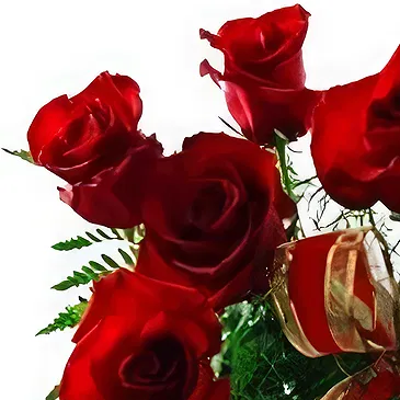 Greece flowers  -  Red Rose Arrangement Flower Bouquet/Arrangement
