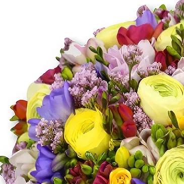 Garhoud flowers  -  Vibrant Spring Flower Arrangement Flower Bouquet/Arrangement