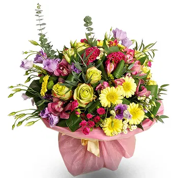 United Kingdom flowers  -  Yellow pink and purple flowers Delivery