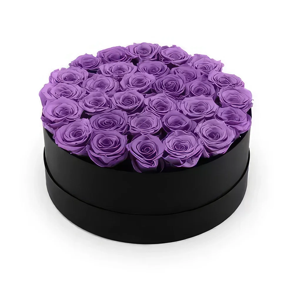 flores de Londres- Luxuoso Violeta Bouquet/arranjo de flor