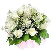 Cabo Balanco Online Florist - Mjuk vit Romantik Bukett