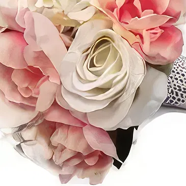 Cabo Balanco blommor- Rosa Romantik Bukett/blomsterarrangemang