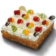 Rotterdam Online Blumenhändler - Schlagsahne-Torte „Vollfrucht“ Blumenstrauß