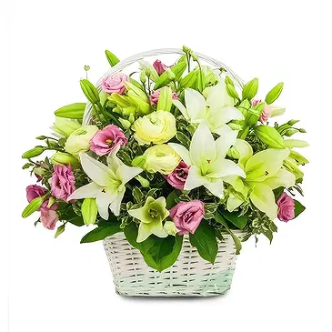 Javea flowers  -  Blush Blossom Delight Flower Bouquet/Arrangement