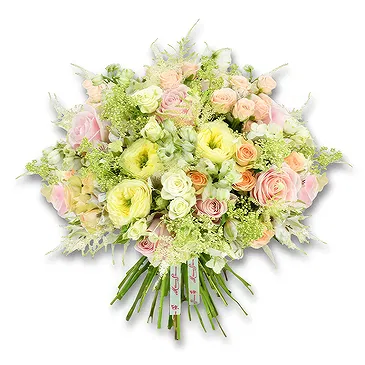 fleuriste fleurs de Ville internet de Dubaï- Bouquet de roses de jardin blanches et blush Bouquet/Arrangement floral