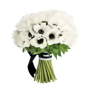 Sabana iglesia flowers  -  Black and White Romance Flower Bouquet/Arrangement
