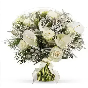 Serbia flowers  -  White Christmas Flower Delivery