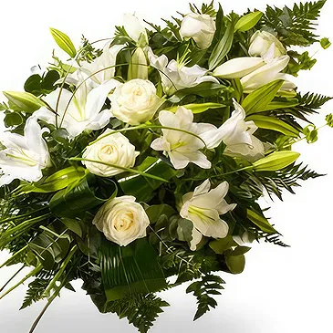 Srijemske Laze flowers  -  White Tear Flower Bouquet/Arrangement