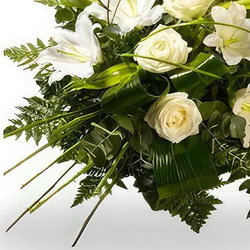 Srijemske Laze flowers  -  White Tear Flower Bouquet/Arrangement