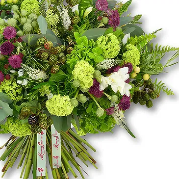 United Arab Emirates flowers  -  White Hydrangea and Veronica Flower Arrangeme Flower Bouquet/Arrangement