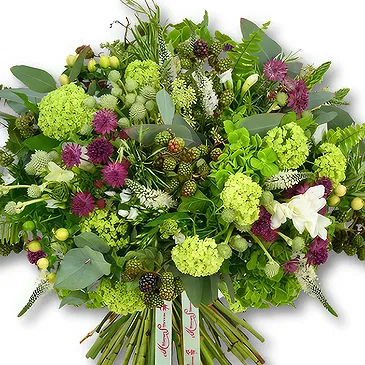 United Arab Emirates flowers  -  White Hydrangea and Veronica Flower Arrangeme Flower Bouquet/Arrangement