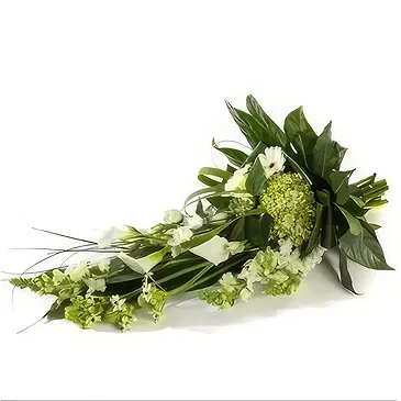 Kolding blomster- Begravelse buket hvid Blomst buket/Arrangement