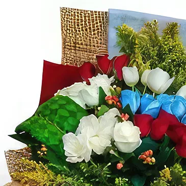 flores Isulan floristeria -  combinación colorida Ramo de flores/arreglo floral
