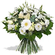 Catania online Florist - Bouquet of white flowers for wedding Bouquet