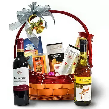 Buangkok flowers  -  Exclusive Xmas Basket Flower Bouquet/Arrangement