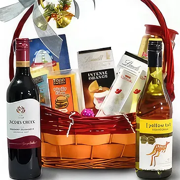 Buangkok flowers  -  Exclusive Xmas Basket Flower Bouquet/Arrangement