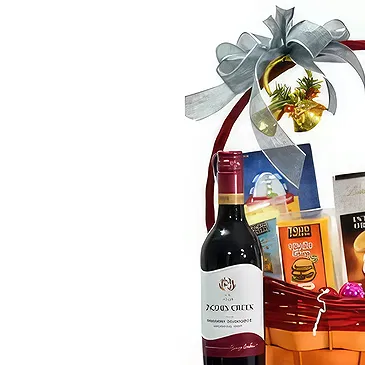 Buangkok flowers  -  Exclusive Xmas Basket Flower Bouquet/Arrangement