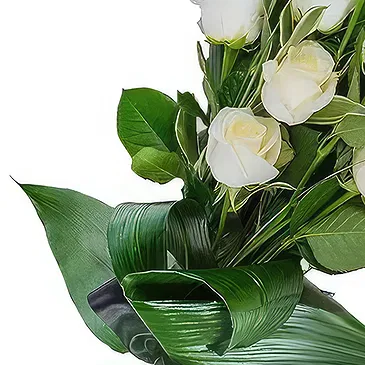 Cala Llonga flowers  -  Snowy Elegance Bouquet Flower Bouquet/Arrangement