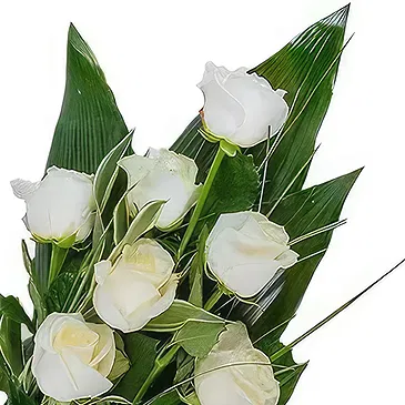 Cala Llonga flowers  -  Snowy Elegance Bouquet Flower Bouquet/Arrangement
