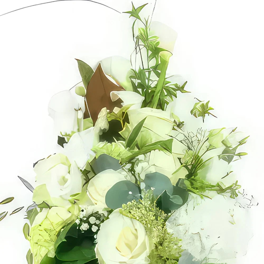 flores de Marselha- Coroa na mão Morpheus Bouquet/arranjo de flor