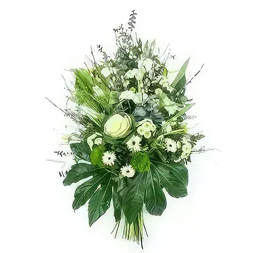 Le François flowers  -  Wreath of stitched flowers Luna Flower Bouquet/Arrangement