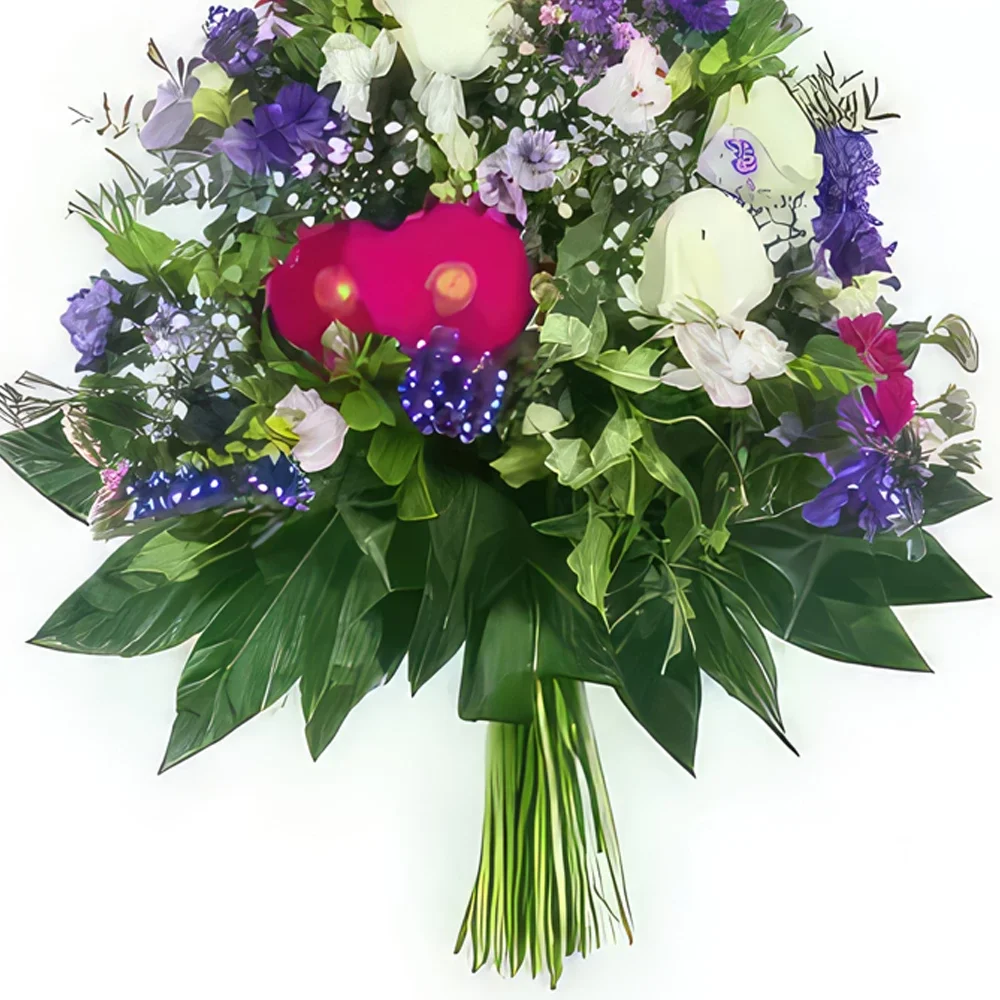 بائع زهور نانت- اكليلا من الزهور مخيط ثيميس باقة الزهور