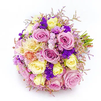 San Marino flowers  -  Bouquet of roses and freesias Flower Delivery